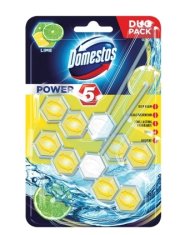 Domestos Domestos, Power 5 Lime, toaletní kostka, 2x 55g