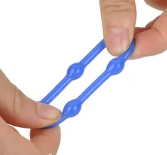 INTEREST Kroužky na penis (2-2.5-3cm) - Sada 3ks, modré.