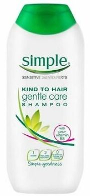 Simple Simple, Jemná péče o vlasy, Šampon, 200ml