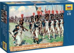 Zvezda  Wargames (AoB) figurky 8030 - French Imperial Old Guards. Grenadiers 1804-1815 (1:72)