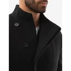OMBRE Pánský kabát ALVAR černý MDN21452 S