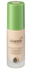 DM Alverde, Perfect Cover Foundation and concealer Almond 20, 20 ml