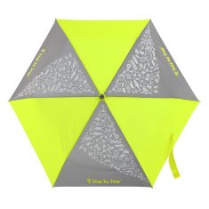 Doppler Dětský skládací deštník s magickým efektem, neonová žlutá
