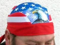 Bikersmode šátek na hlavu (čepička) US orel