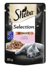 Sheba Sheba Kompletní krmivo s lososem 85 g