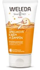 Weleda - 2 v 1 sprchový krém a šampon Šťastný pomeranč