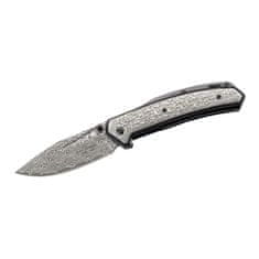 Herbertz 593912 jednoruční kapesní nůž 9cm, nerezová ocel, leptaný kov s damškovým vzhledem