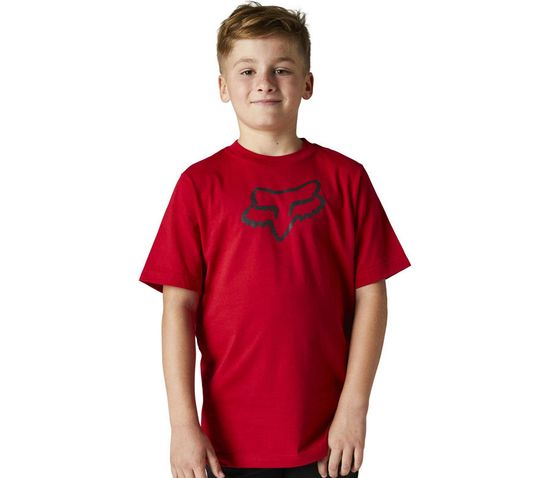 Fox Dětské tričko Youth Legacy Ss Tee - Flame Red
