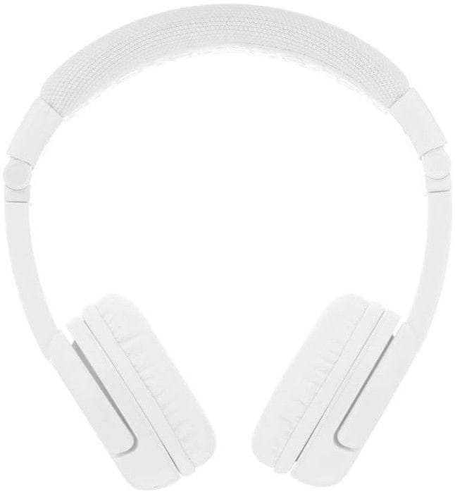 Levně BuddyPhones Play+ dětská bluetooth sluchátka s mikrofonem, bílá
