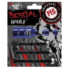 Bestial Wolf peg modrý