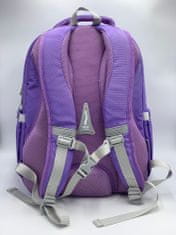 Klarion Krásná ergonomická fialová školní taška Vanessa
