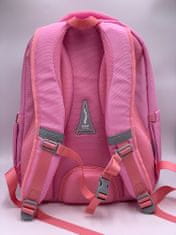Klarion Krásná ergonomická růžová školní taška Blair