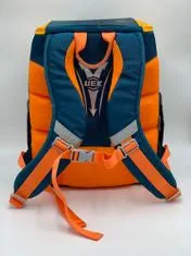 Klarion Kvalitní ergonomická školní taška Jungle oranžová