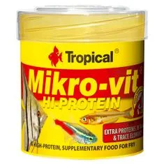 TROPICAL Mikro-vit Hi-Protein 50ml/32g krmivo pro rybí potěr s vysokým obsahem bílkovin
