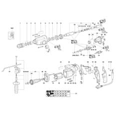 Metabo sada uhlíků KHE 28/UHE 28 (316034960)