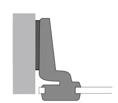 Hettich Intermat 9904 vložený pro skleněné dveře, základna závěsu - 4 mm, T 1 (72968)