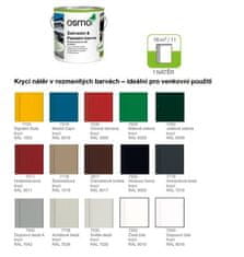 OSMO Zahradní &amp; Fasádní barva 7262 Čistá bílá (RAL 9010) 0,75l (13100048)