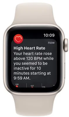 Chytré hodinky Apple Watch SE 2022 pro běhání sledování tepu srdeční činnost monitorování aktivity notifikace online platby Apple Pay tréninkové programy přehrávání hudby notifikace volání