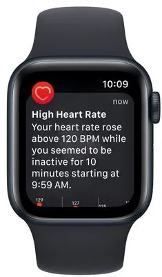 Chytré hodinky Apple Watch SE 2022 pro běhání sledování tepu srdeční činnost monitorování aktivity notifikace online platby Apple Pay tréninkové programy přehrávání hudby notifikace volání