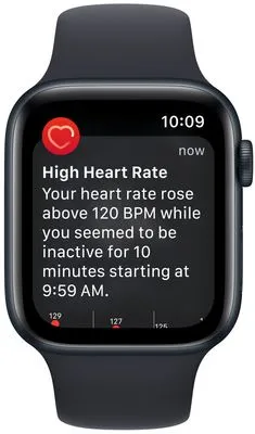 Apple Watch SE 2022 okosóra futáshoz EKG pulzusmérés pulzus aktivitás figyelése online fizetési értesítések Apple Pay edzőprogramok zenelejátszási értesítések hívás észlelése