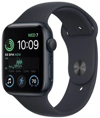 Apple Watch SE 2022 okosóra nagy Retina kijelző alumínium tok állítható dizájn cserélhető óraszíj Nike kollekció