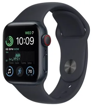 Apple Watch SE 2022 Cellular okosóra nagy Retina kijelző alumínium tok állítható dizájn cserélhető óraszíj Nike kollekció