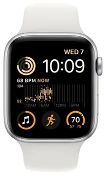 Chytré hodinky Apple Watch SE 2022 Cellular pro běhání sledování tepu srdeční činnost monitorování aktivity notifikace online platby Apple Pay tréninkové programy přehrávání hudby notifikace volání