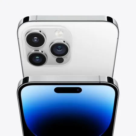 Apple iPhone 14 Pro Max, supervýkonný procesor, strojové učení, A16 Bionic, velký displej, trojitý zadní ultraširokoúhlý fotoaparát, přední fotoaparát, 48 Mpx, 12 Mpx, IP68, voděodolný, Face ID, Dolby Atmos