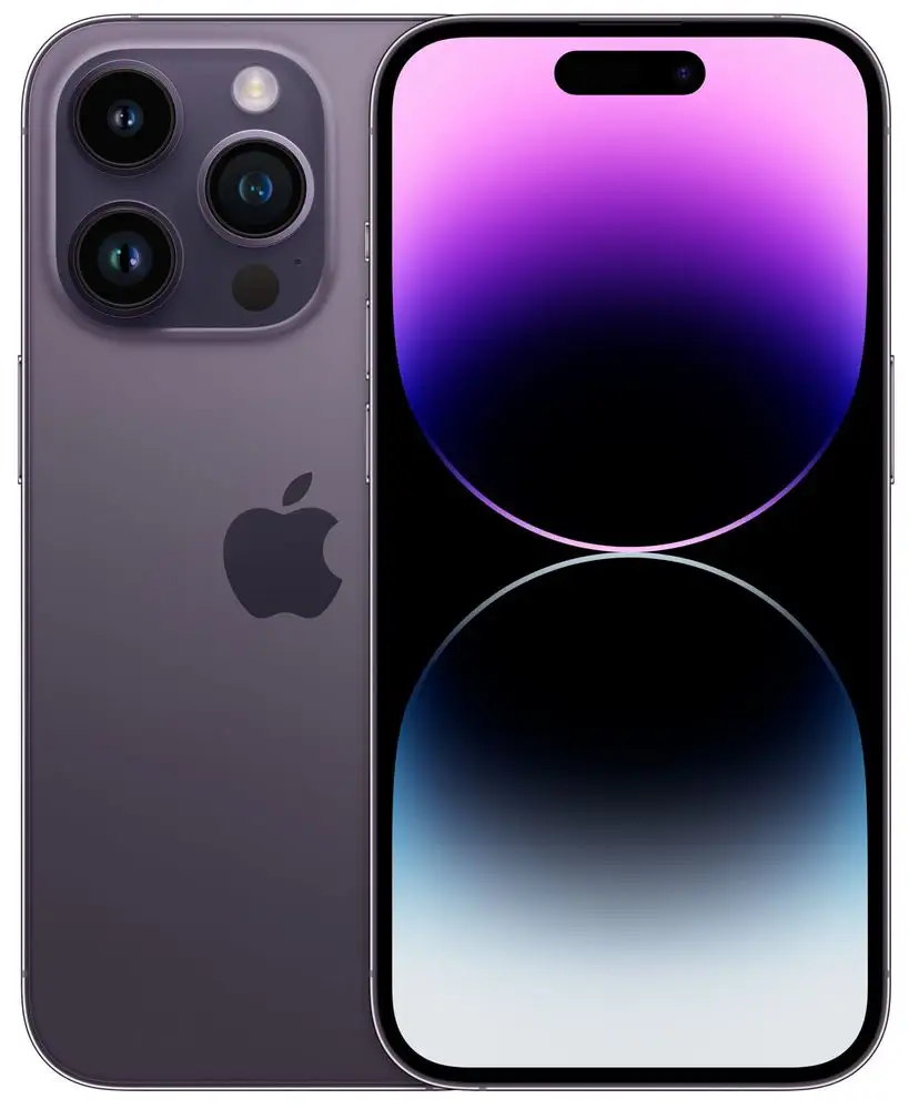 Apple iPhone 14 Pro, 128GB, Deep Purple (MQ0G3YC/A)