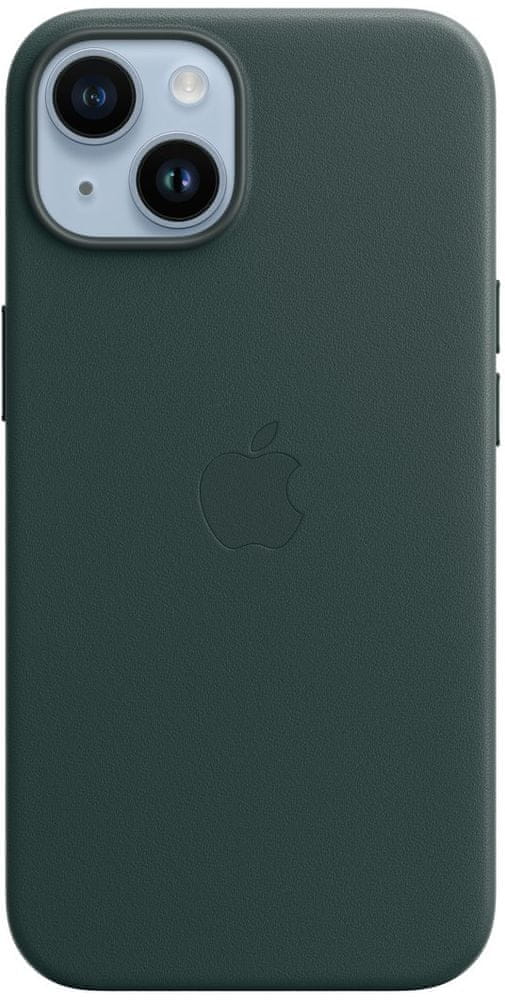 Apple iPhone 14 Leather Case with MagSafe - Forest Green, MPP53ZM/A
