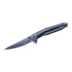 Herbertz 596612 jednoruční kapesní nůž 9,6cm D2, CNC frézovaný hliník, černá