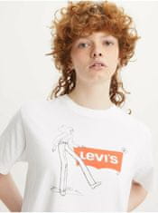 Levis Bílé dámské tričko Levi's For Gals XL