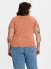 Levis Oranžové dámské květované tričko Levi's Baby Daisy 46