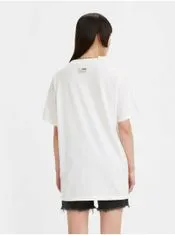 Levis Bílé dámské oversize tričko Levi's Antisocial XL