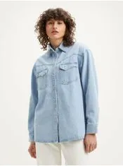 Levis Světle modrá dámská džínová košile Levi's Dorsey Western M