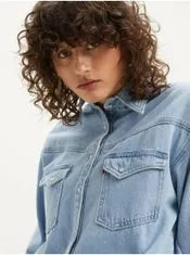 Levis Světle modrá dámská džínová košile Levi's Dorsey Western M