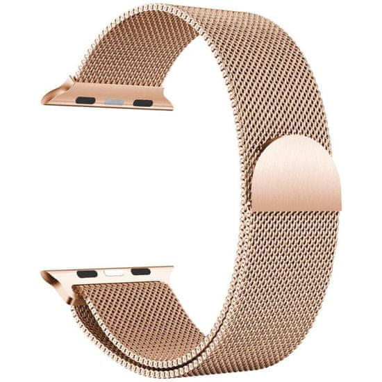 Drakero Milánský tah pro Apple Watch zlato-růžový 42/44/45 mm