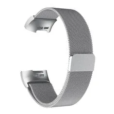Drakero Milánský tah L pro Fitbit Charge stříbrný