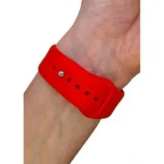 Drakero Silikonový pásek červený 22 mm