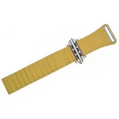 Drakero Kožený řemínek Elegance Apple Watch žlutý 42/44 mm PRCZ-6712