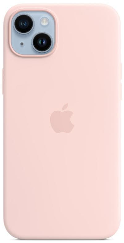 Apple iPhone 14 Plus Silicone Case with MagSafe - Chalk Pink, MPT73ZM/A