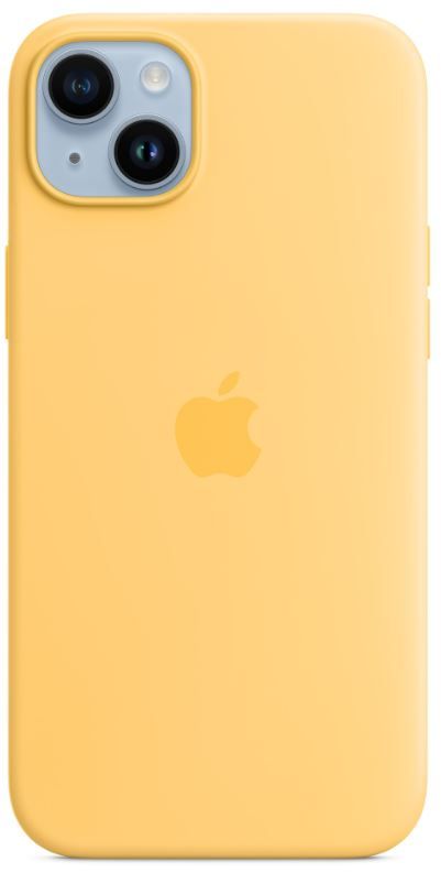 Apple iPhone 14 Plus Silicone Case with MagSafe - Sunglow, MPTD3ZM/A