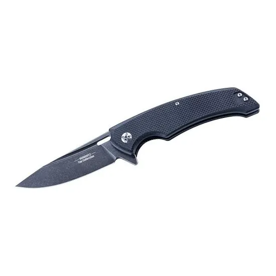 Herbertz Solingen 521213 jednoruční nůž 10cm, G10, černá, Stonewash