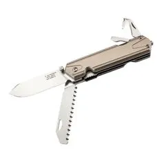 Herbertz 599810 multifunkční jednoruční nůž 6,5cm, 7 funkcí, hliník, zlatá