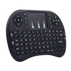 Northix Bezdrátová mini klávesnice – QWERTY (černá) 