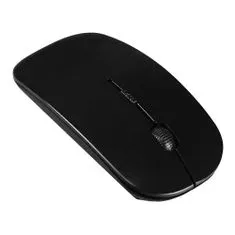 Northix 2,4 GHz bezdrátová myš – super tenký design – černá 