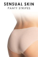 Gatta Dámské kalhotky Gatta 41684 Panty Stripes Sensual Skin černá XL