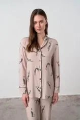 Vamp Dámské pyžamo 17045 Vamp starorůžová XL