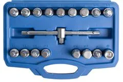 AHProfi Sada nástrčných klíčů na zátky olejových van 18 dílů - H0009