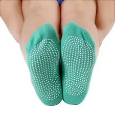 Northix Protiskluzové ponožky na jógu - fialové 